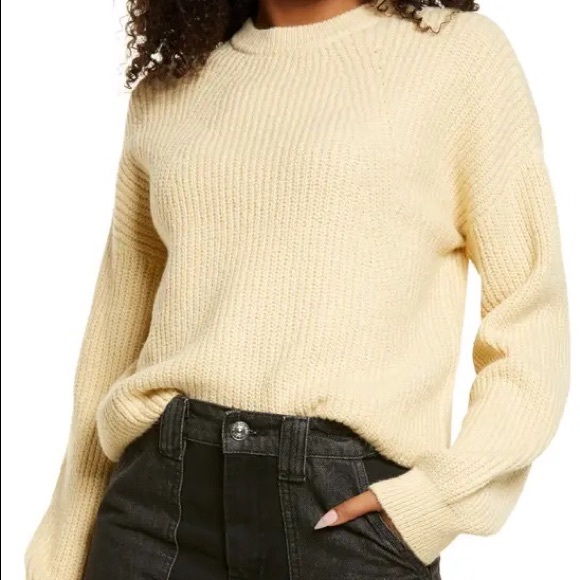 bp Sweaters - Woman Sweater, Crewneck Sweater, Sweater, BP. Sweater, Beige Sweater